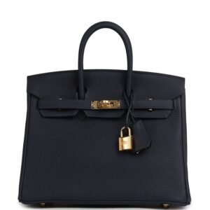 Hermes Birkin 25 Bleu Nuit Togo Gold Hardware (MAC-H-B-260713-6-CL)