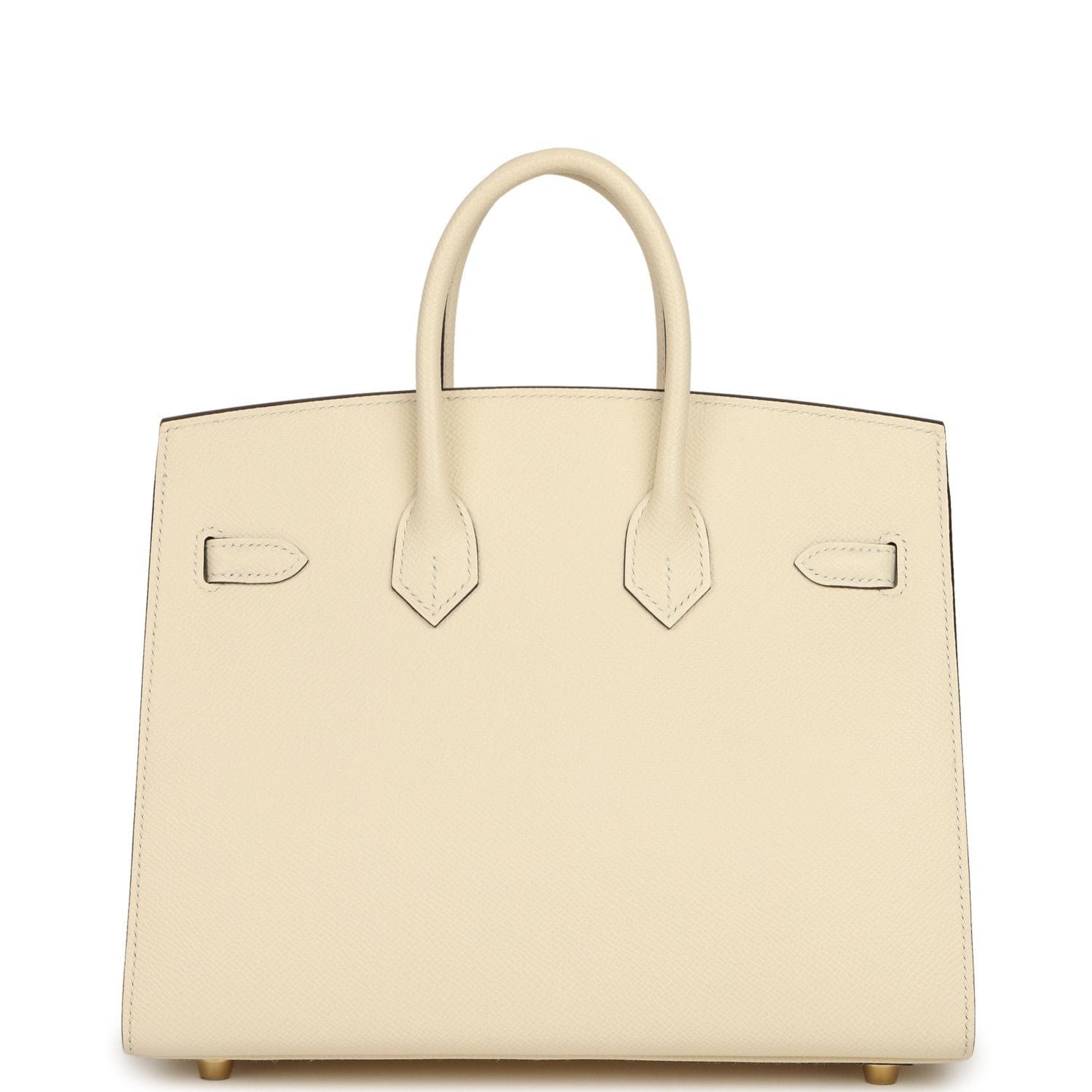 Hermes Birkin Sellier 25 Nata Epsom Gold Hardware - Image 4
