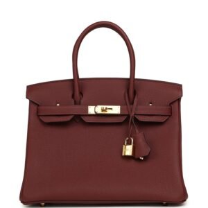 Hermes Birkin 30 Rouge H Togo Gold Hardware (MAC-H-B-260729-8)