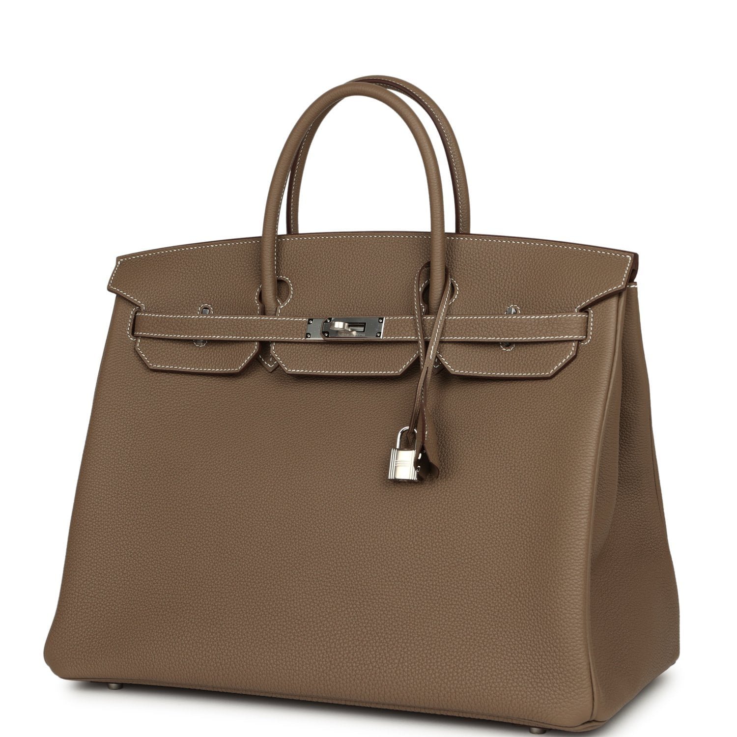 Hermes Birkin 40 Etoupe Togo Palladium Hardware - Image 5