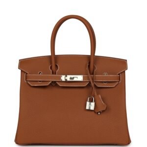 Hermes Birkin 30 Gold Togo Palladium Hardware (MAC-H-B-260803-4)