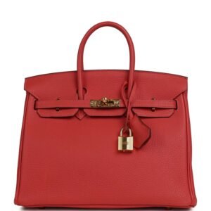 Hermes Birkin 25 Rouge Pivone Togo Gold Hardware (MAC-H-B-260804-7-CM)