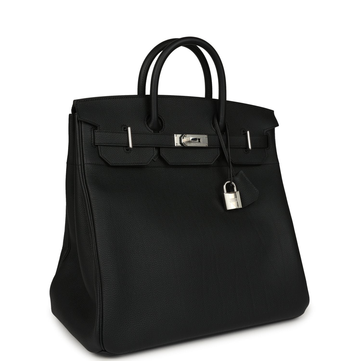 Hermes HAC Birkin 40 Black Togo Palladium Hardware - Image 2