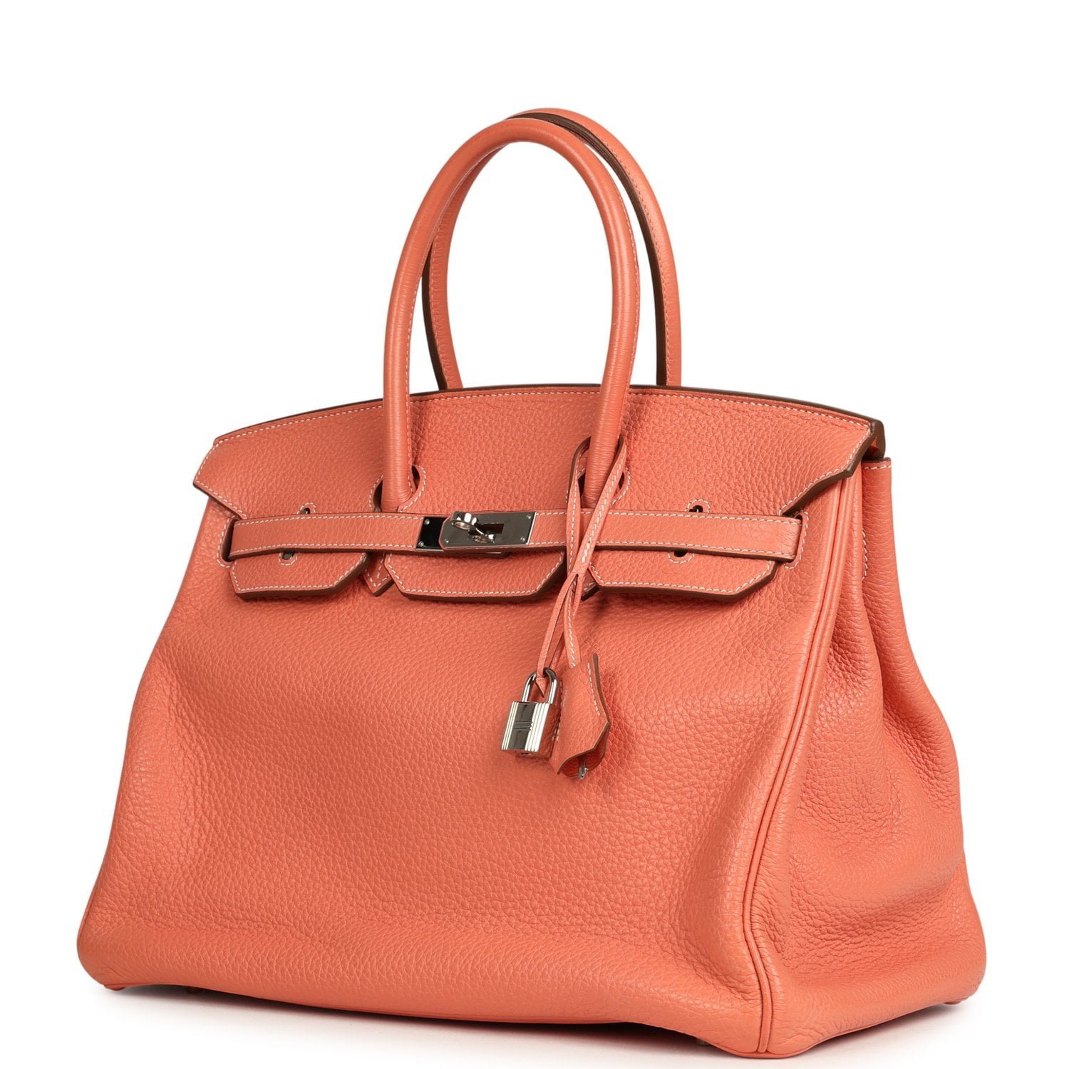 Hermes Birkin 35 Crevette Clemence Palladium Hardware - Image 5