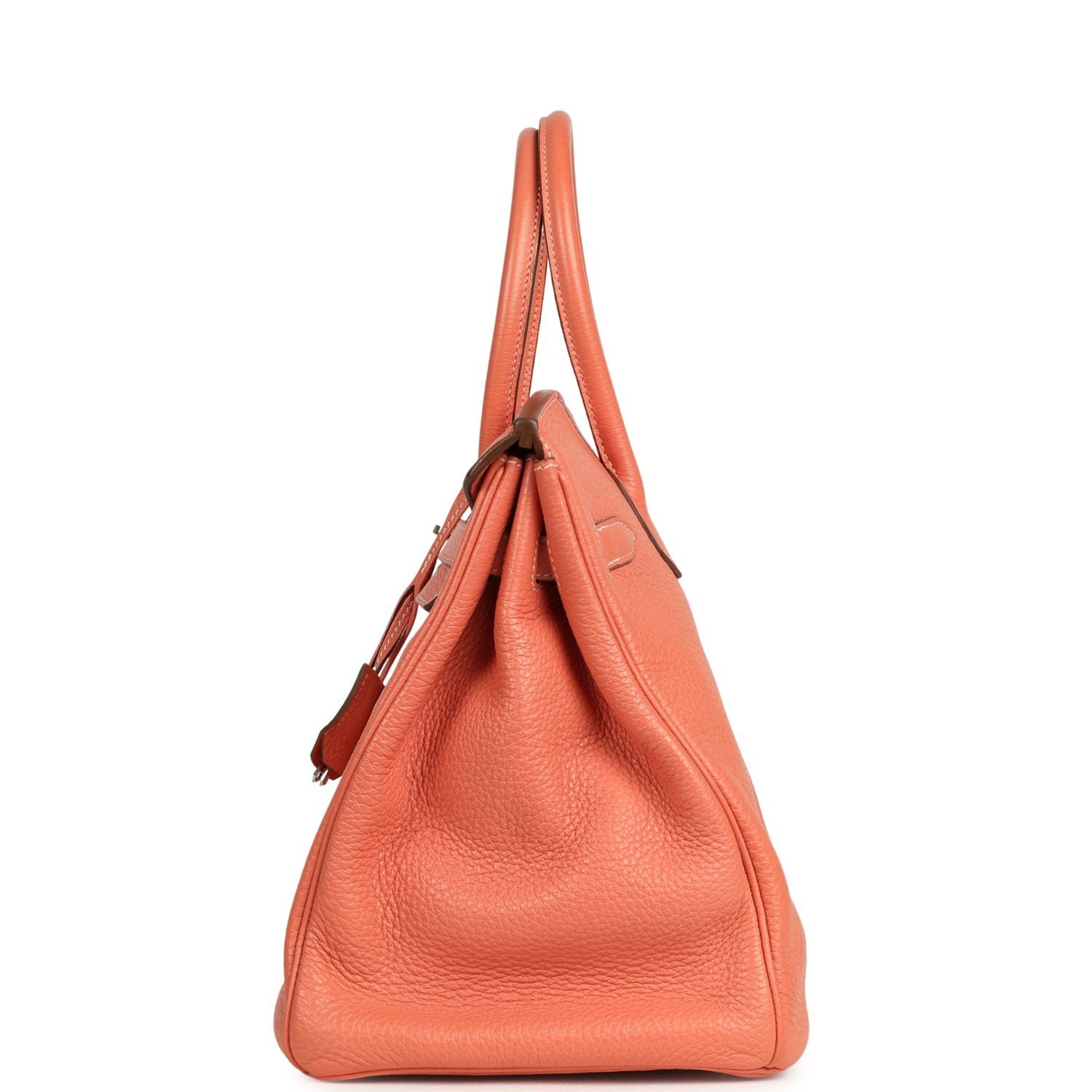 Hermes Birkin 35 Crevette Clemence Palladium Hardware - Image 3