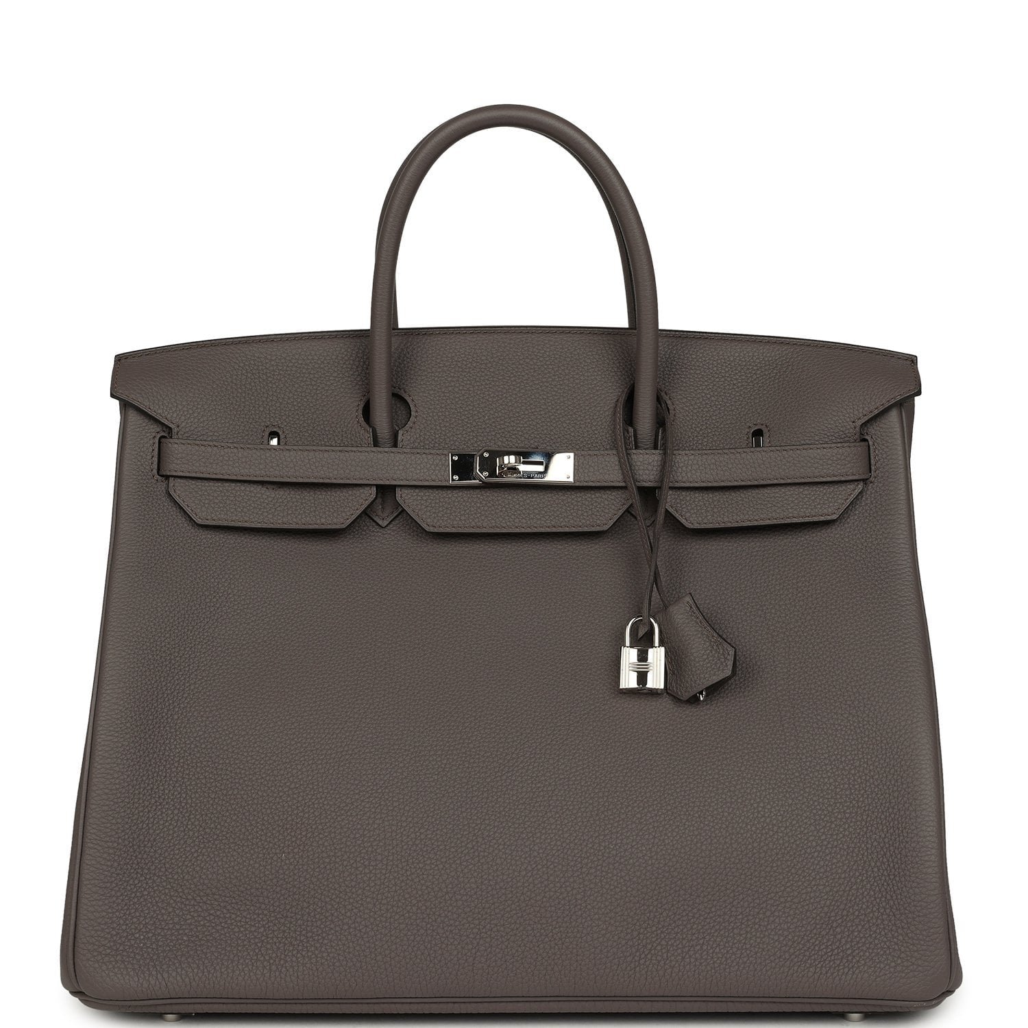 Hermes Birkin 40 Etain Togo Palladium Hardware