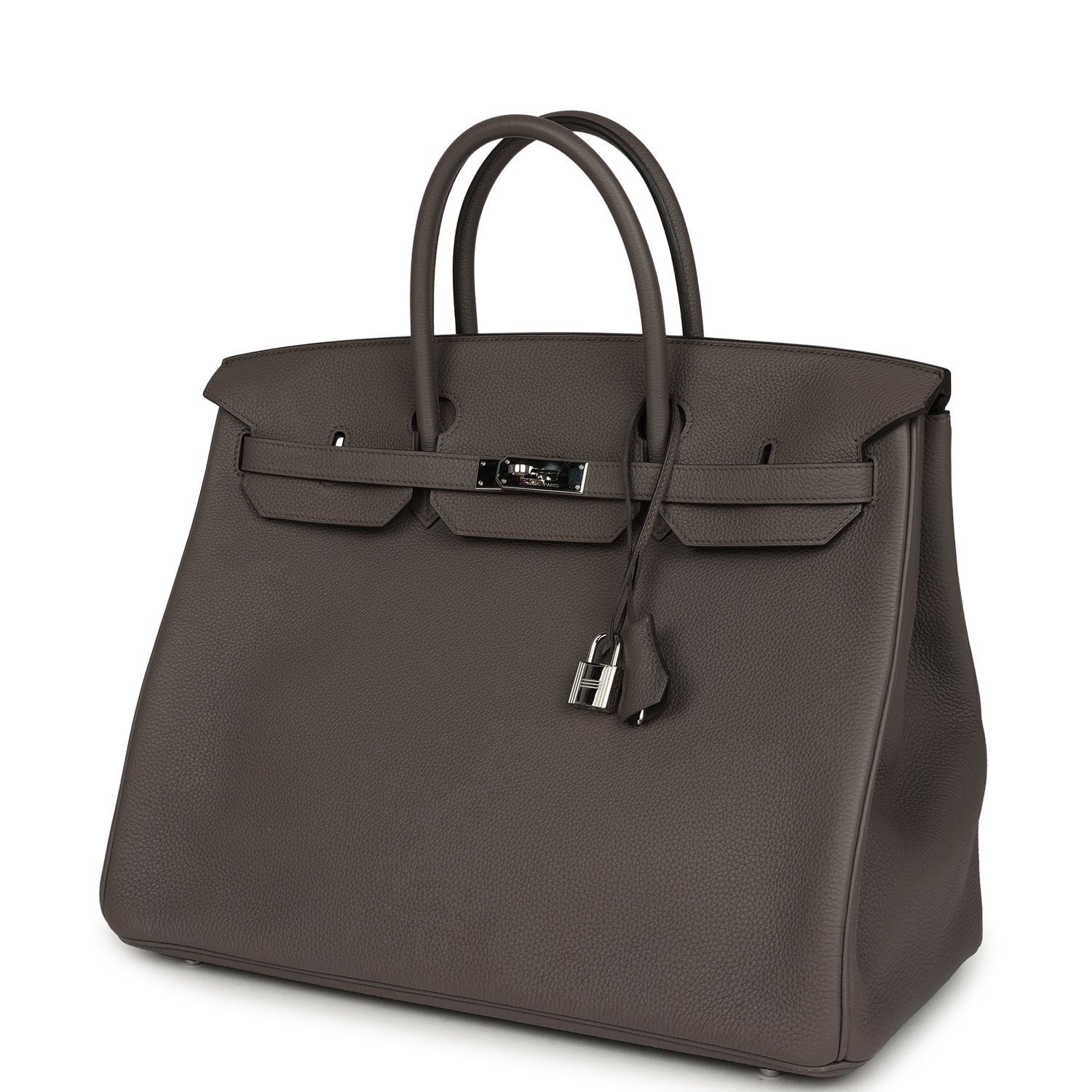 Hermes Birkin 40 Etain Togo Palladium Hardware - Image 5