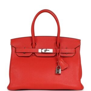 Hermes Birkin 30 Capucine Togo Palladium Hardware