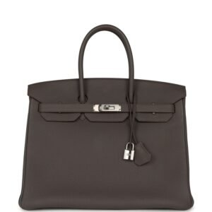 Hermes Birkin 35 Etain Togo Palladium Hardware (MAC-H-B-260814-5)
