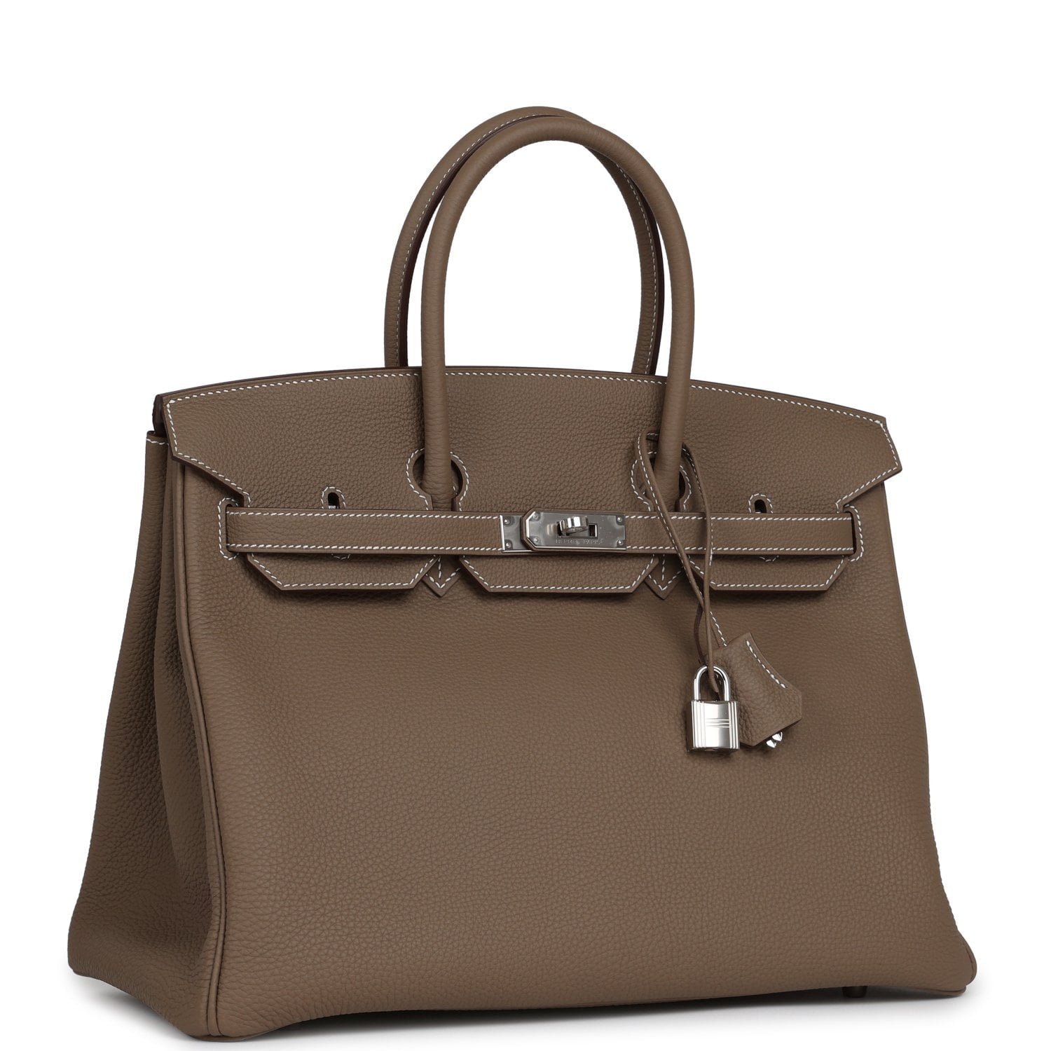 Hermes Birkin 35 Etoupe Togo Palladium Hardware - Image 2