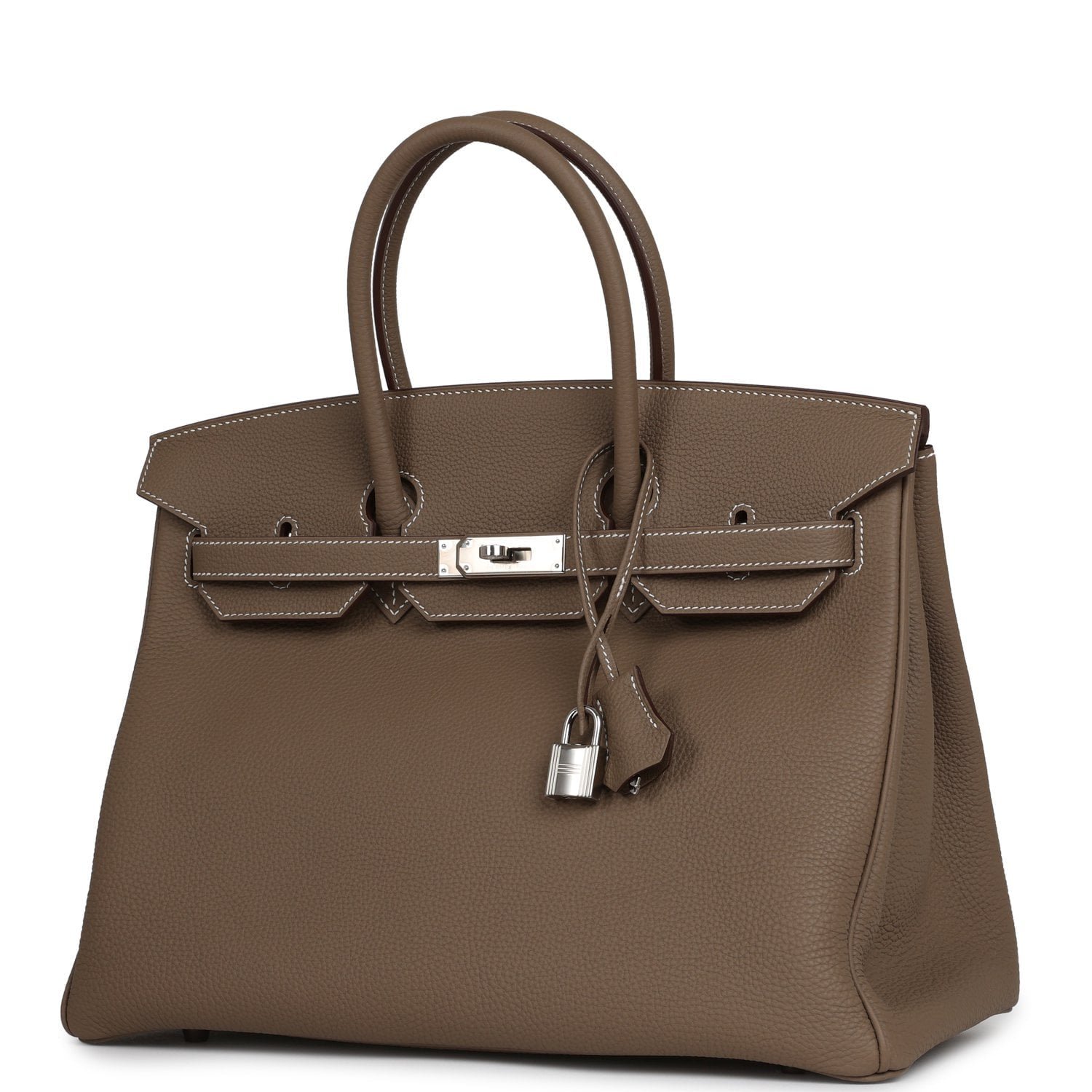 Hermes Birkin 35 Etoupe Togo Palladium Hardware - Image 5