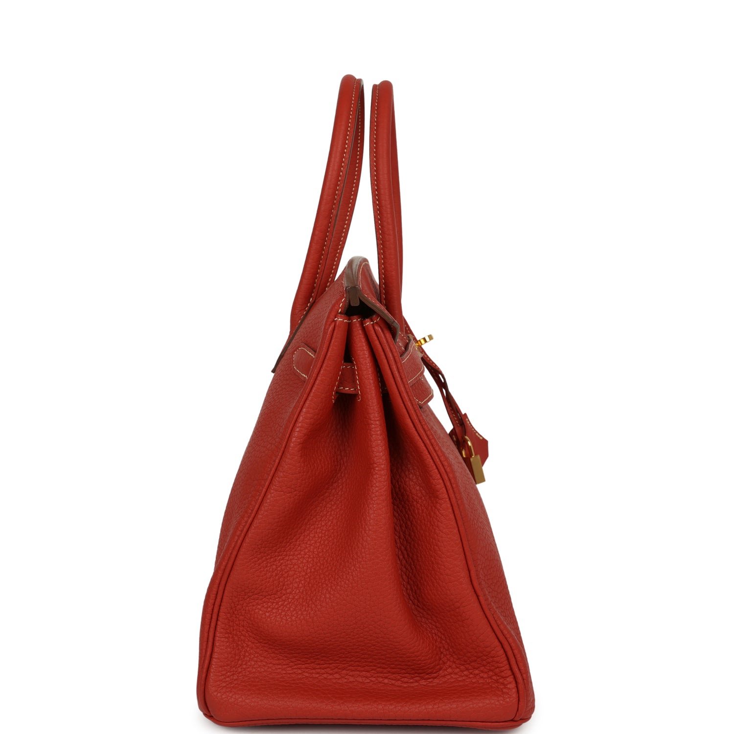 Hermes Birkin 35 Sanguine Fjord Gold Hardware - Image 3