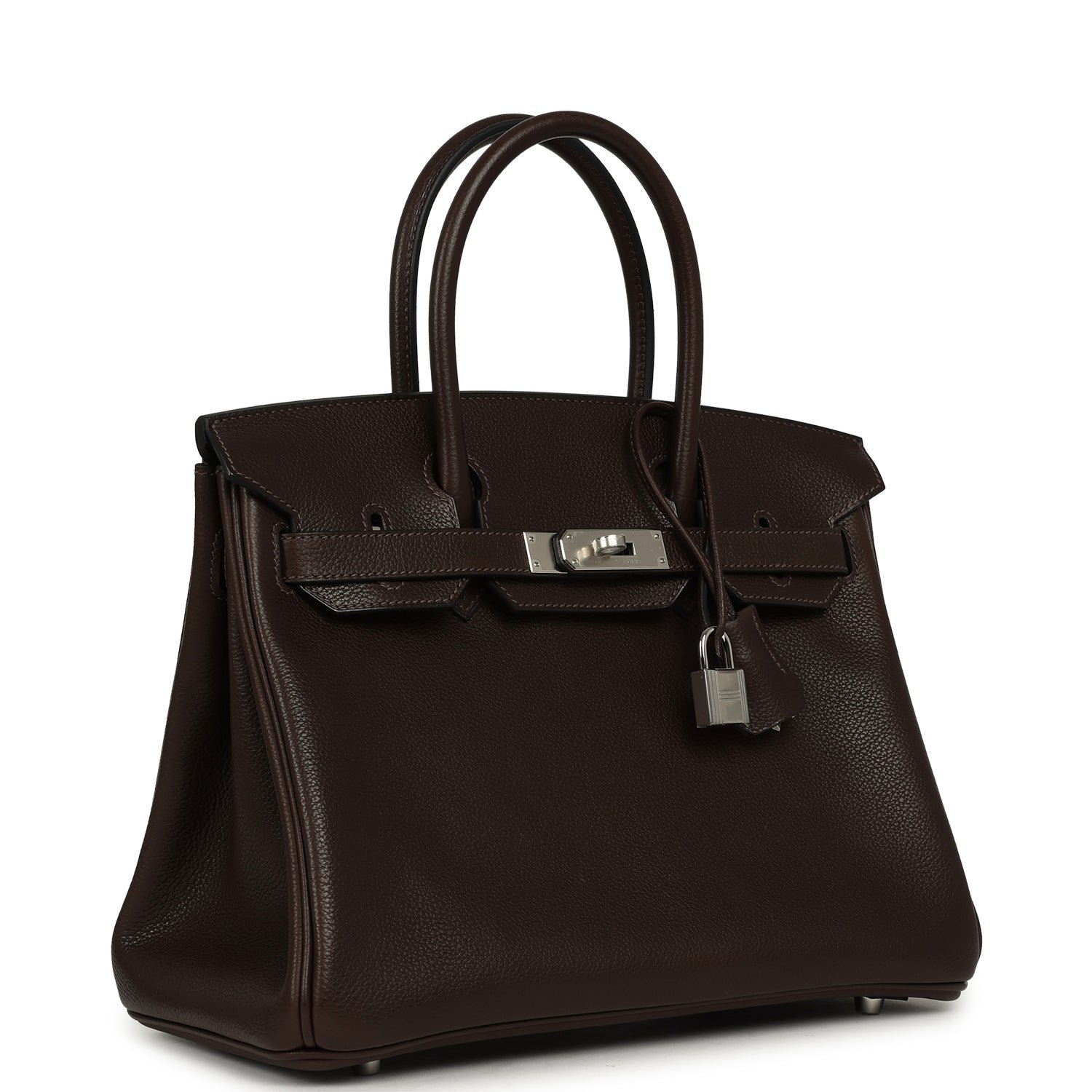 Hermes Birkin 30 Ebene Barenia Faubourg Palladium Hardware - Image 2