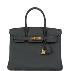 Hermes Birkin 30 Gris Misty Togo Gold Hardware