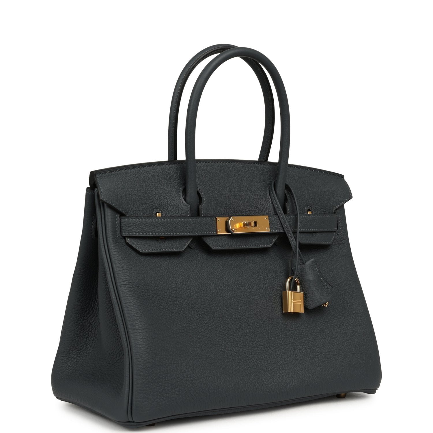 Hermes Birkin 30 Gris Misty Togo Gold Hardware - Image 2