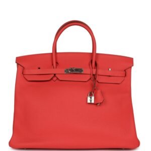 Hermes Birkin 40 Rose Jaipur Togo Palladium Hardware