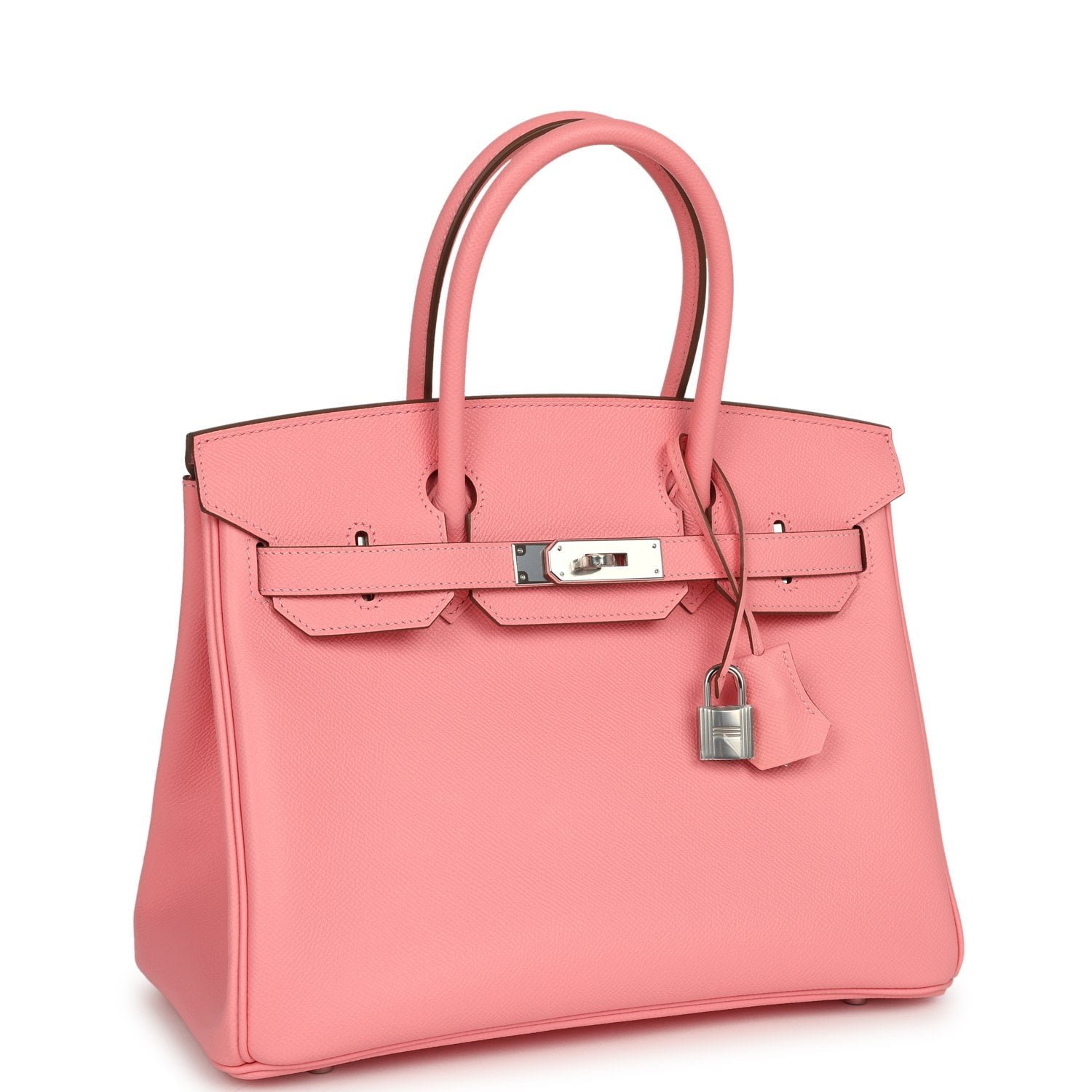 Hermes Birkin 30 Rose Confetti Epsom Palladium Hardware - Image 2