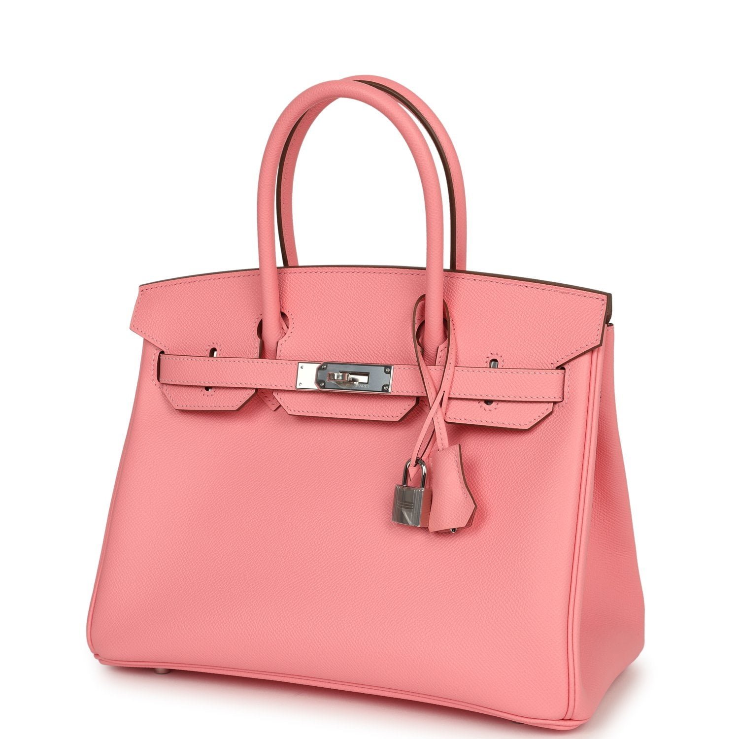 Hermes Birkin 30 Rose Confetti Epsom Palladium Hardware - Image 5