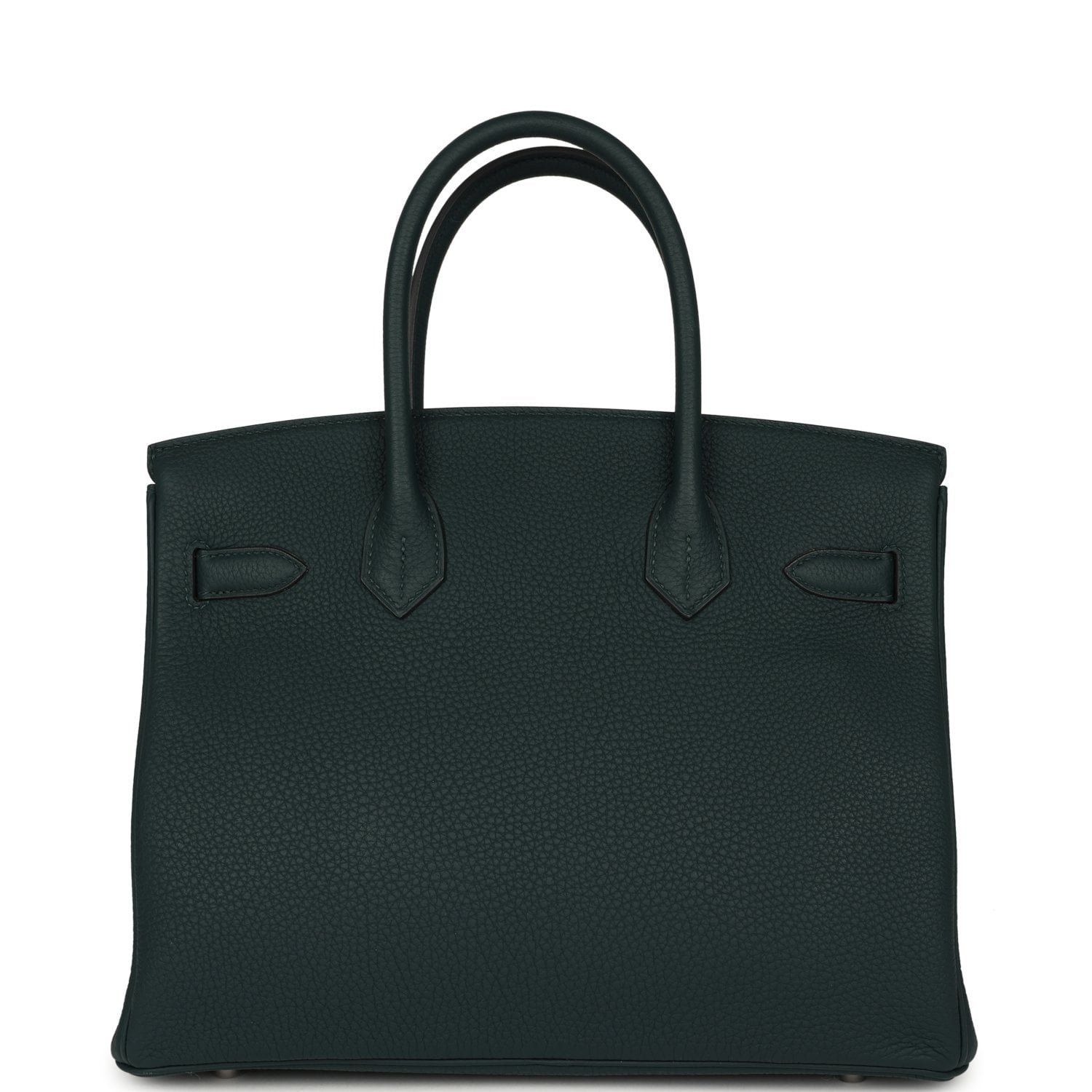 Hermes Officier Birkin 30 Vert Cypress, Bleu Zellige Togo Palladium Hardware - Image 4