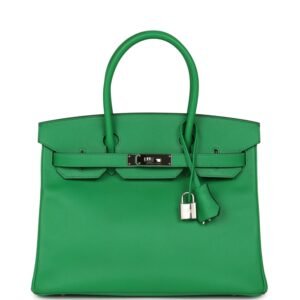 Hermes Birkin 30 Bambou Epsom Palladium Hardware