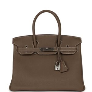 Hermes Birkin 30 Etoupe Togo Palladium Hardware