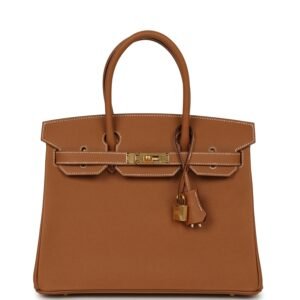 Hermes Birkin 30 Gold Epsom Gold Hardware