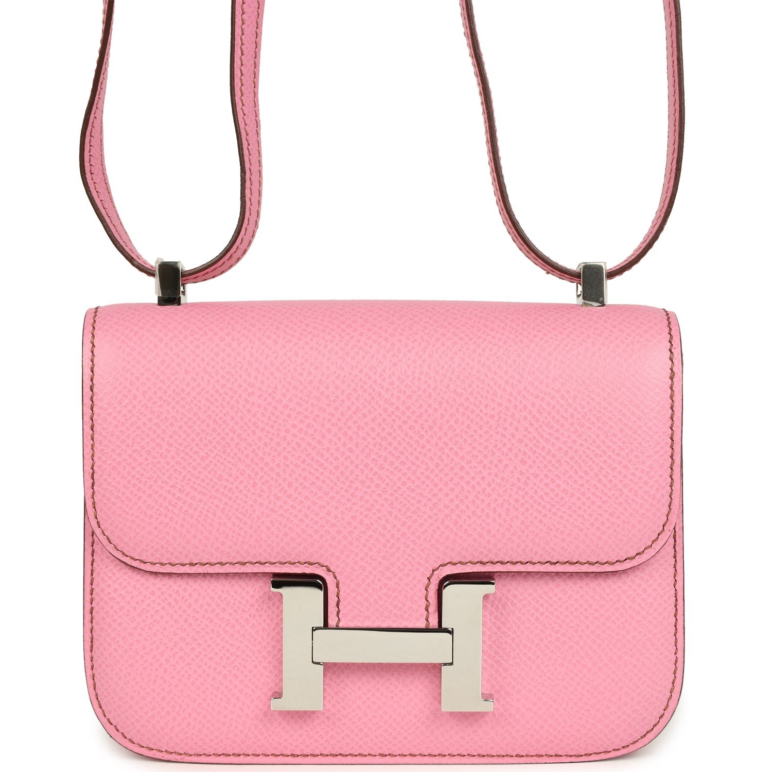 Hermes Micro Constance 14 Bubblegum Epsom Palladium Hardware