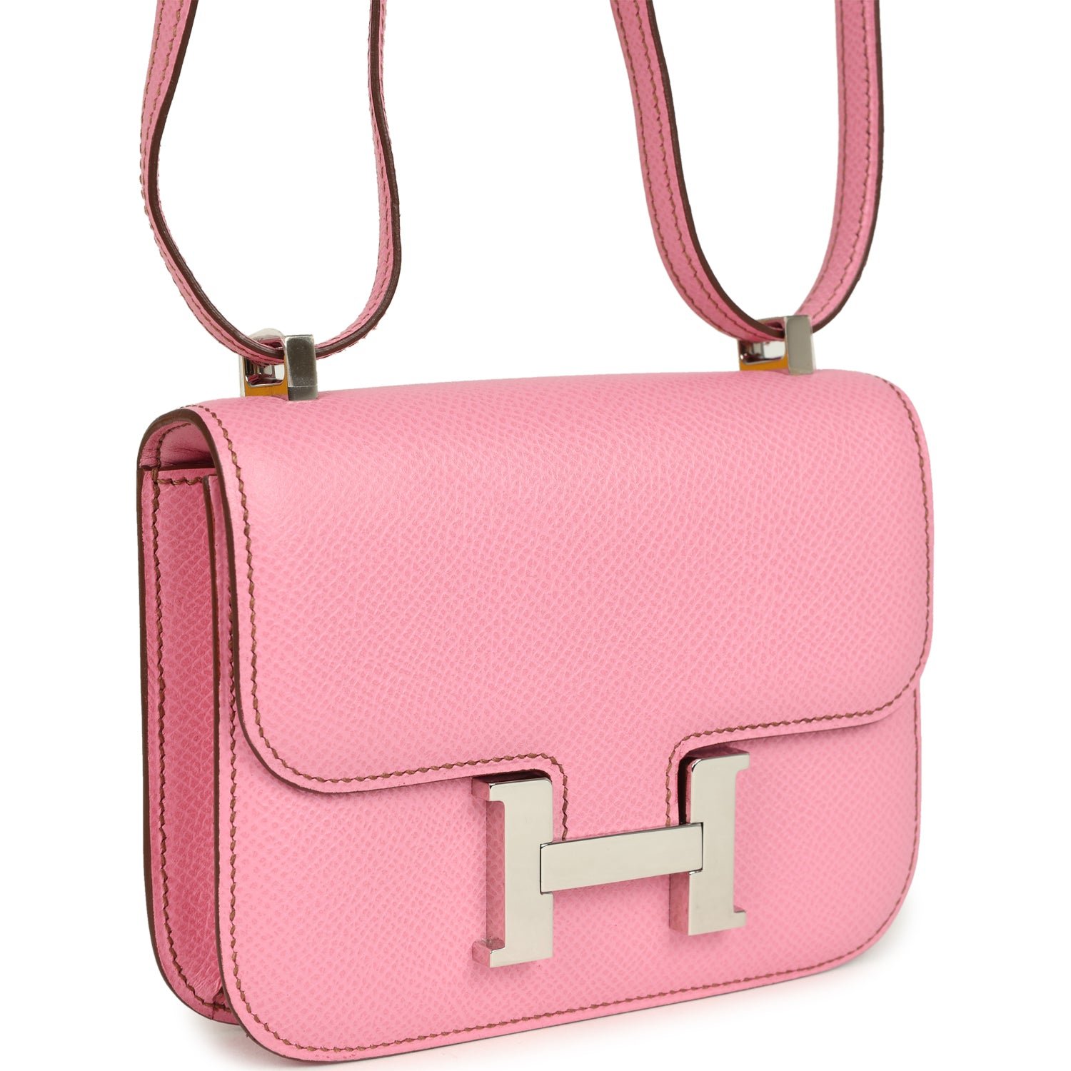 Hermes Micro Constance 14 Bubblegum Epsom Palladium Hardware - Image 2