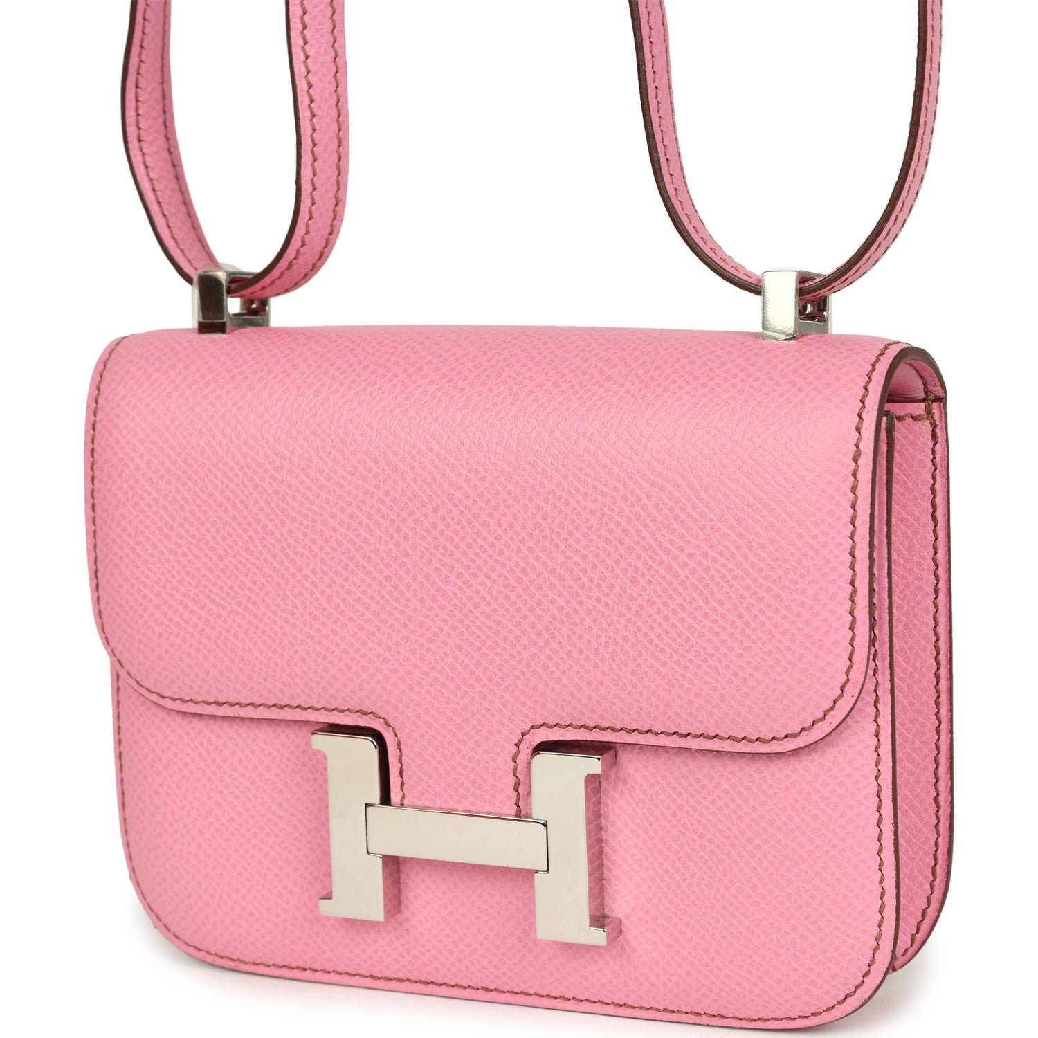 Hermes Micro Constance 14 Bubblegum Epsom Palladium Hardware - Image 5