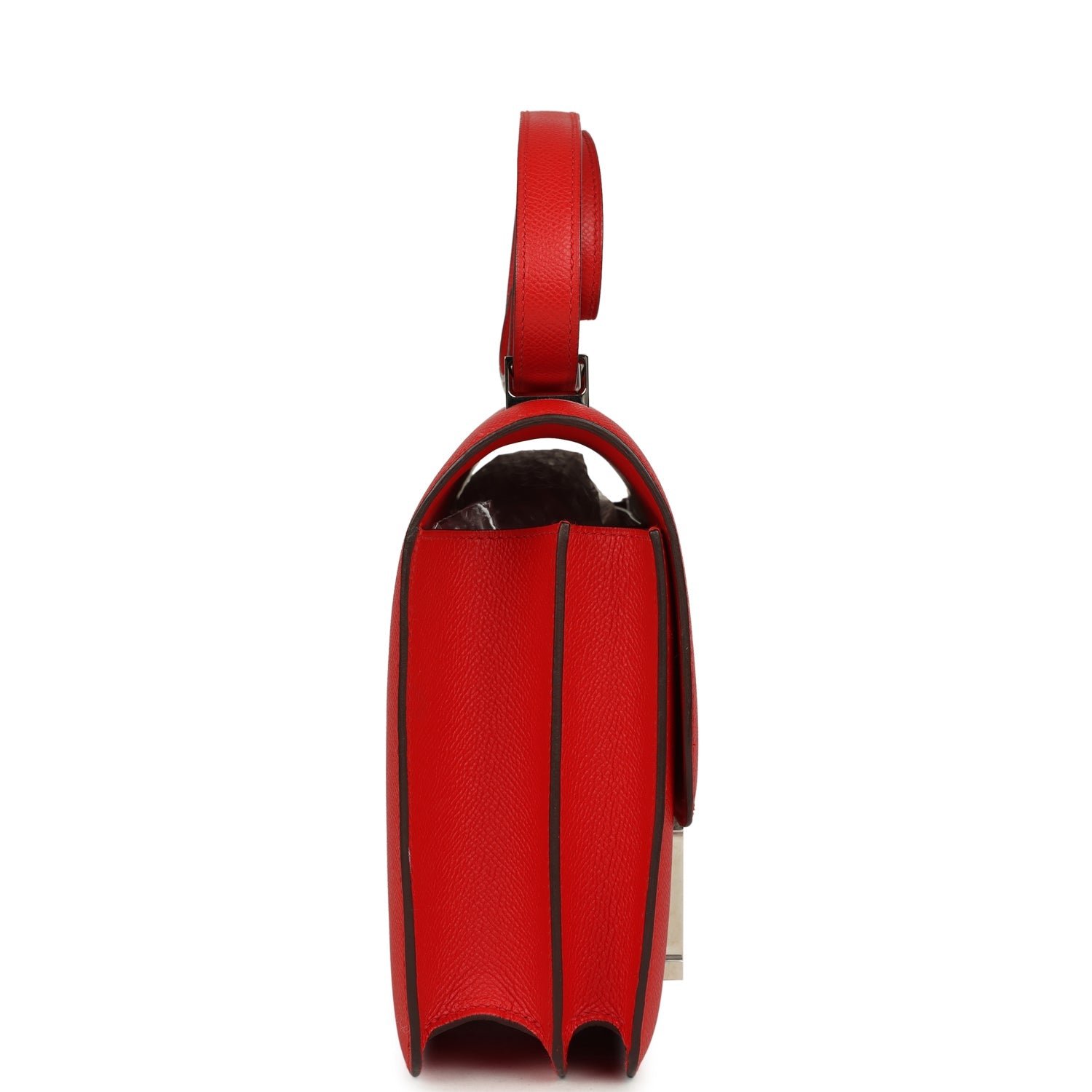 Hermes Constance 24 Rouge De Coeur Epsom Lacquered Palladium Hardware - Image 3
