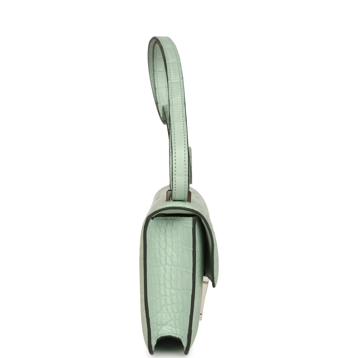 Hermes Constance Elan Vert D'Eau Matte Alligator Palladium Hardware - Image 3