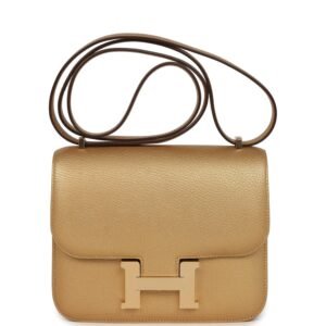 Hermes Constance 18 Dore Chevre Chamkilight Permabrass Hardware