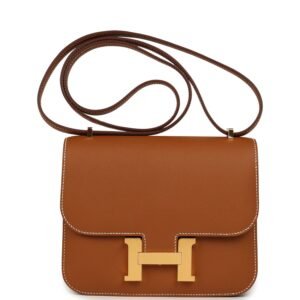 Hermes Constance 18 Gold Epsom Gold Hardware