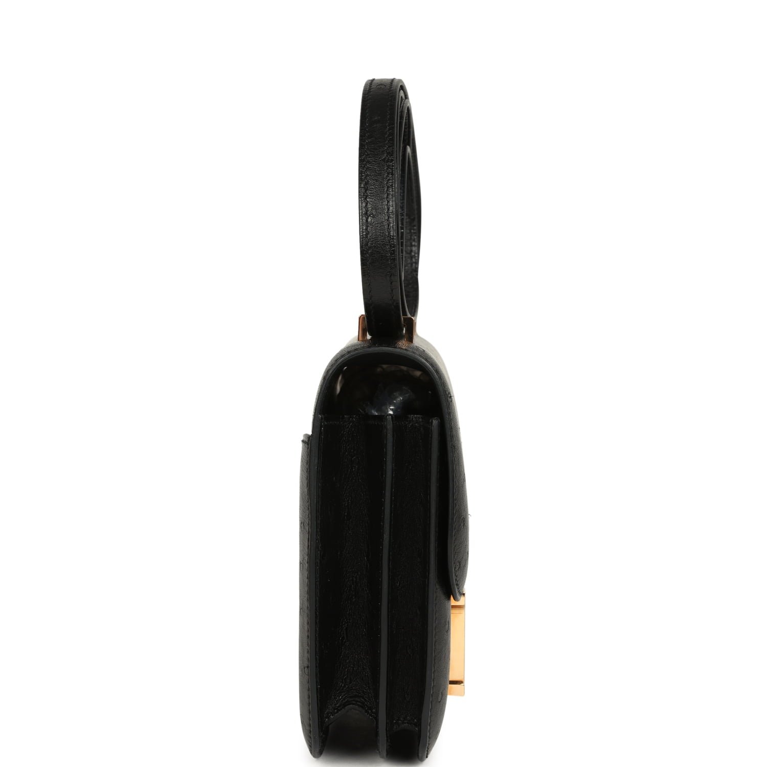 Hermes Constance 18 Black Ostrich Rose Gold Hardware - Image 3