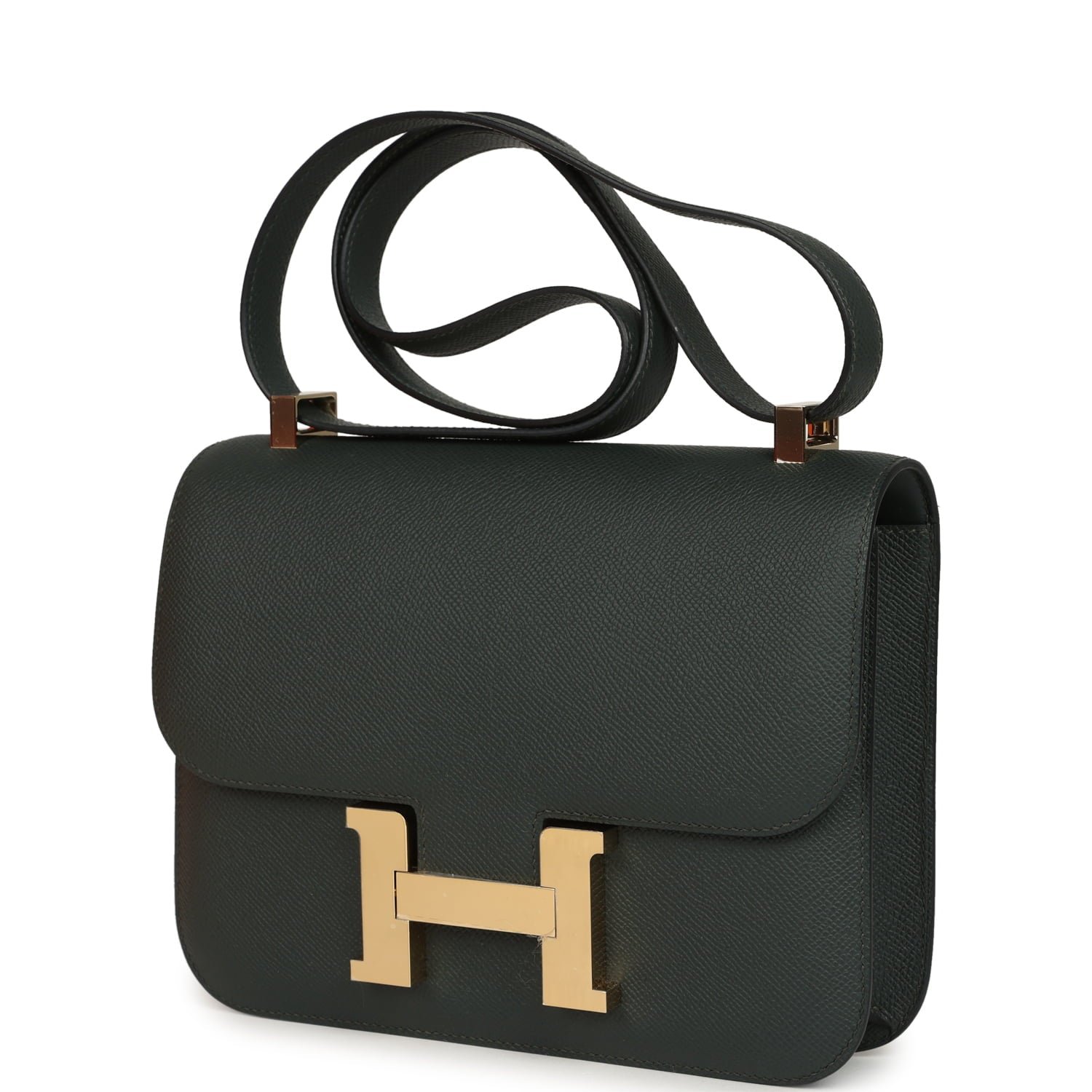 Hermes Constance 1-24 Vert Fonce Epsom Permabrass Hardware - Image 5