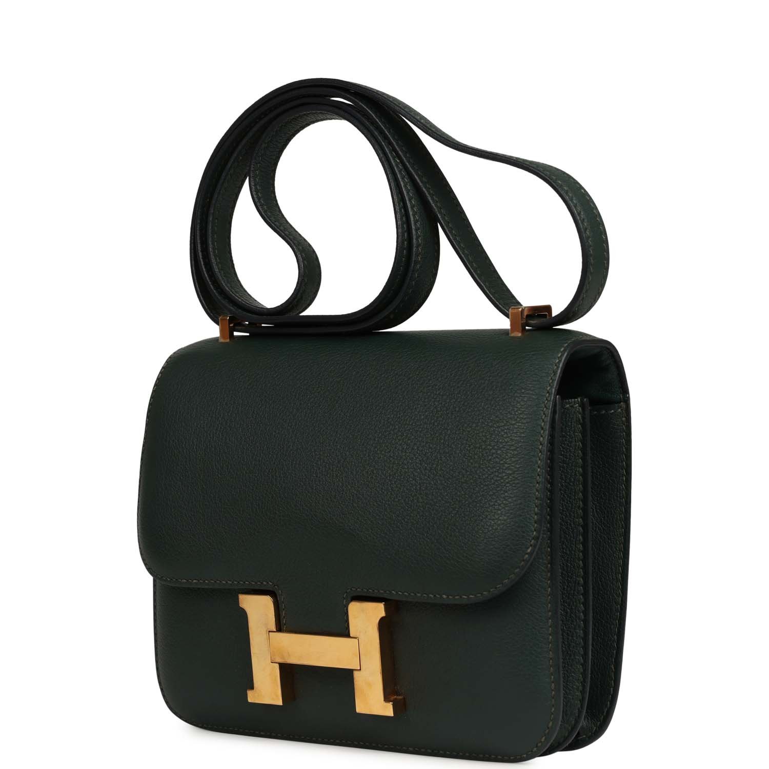 Hermes Constance 18 Vert Anglais Chevre Mysore Gold Hardware - Image 5