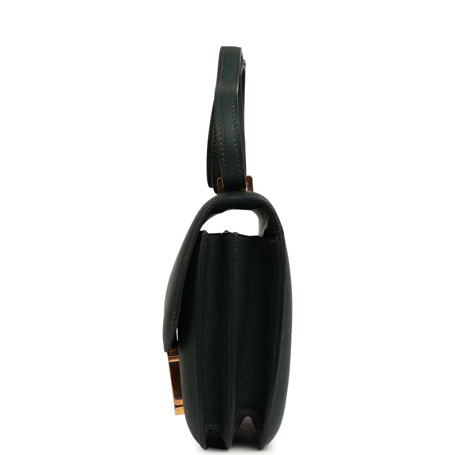 Hermes Constance 18 Vert Anglais Chevre Mysore Gold Hardware - Image 3