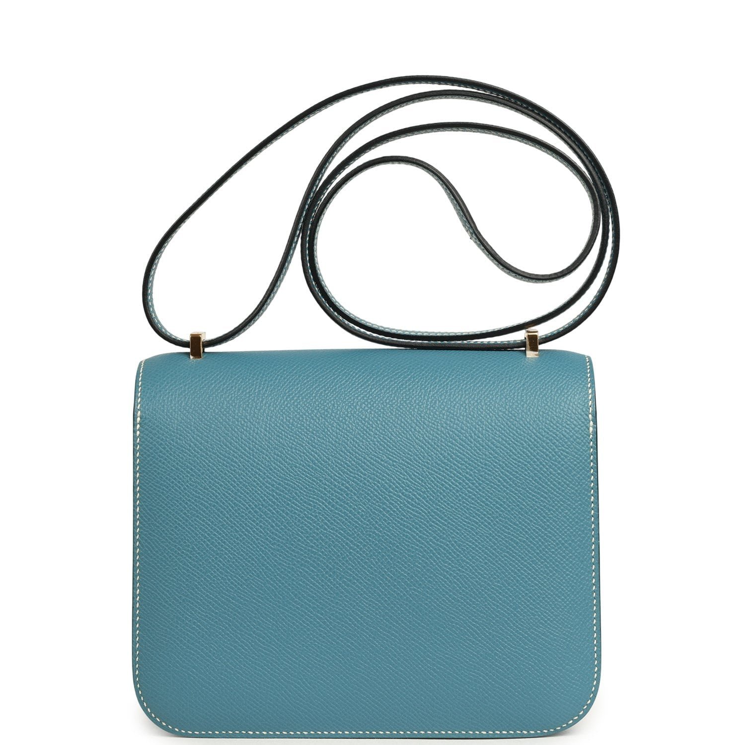 Hermes Constance 18 Blue Jean Epsom Gold Hardware - Image 4