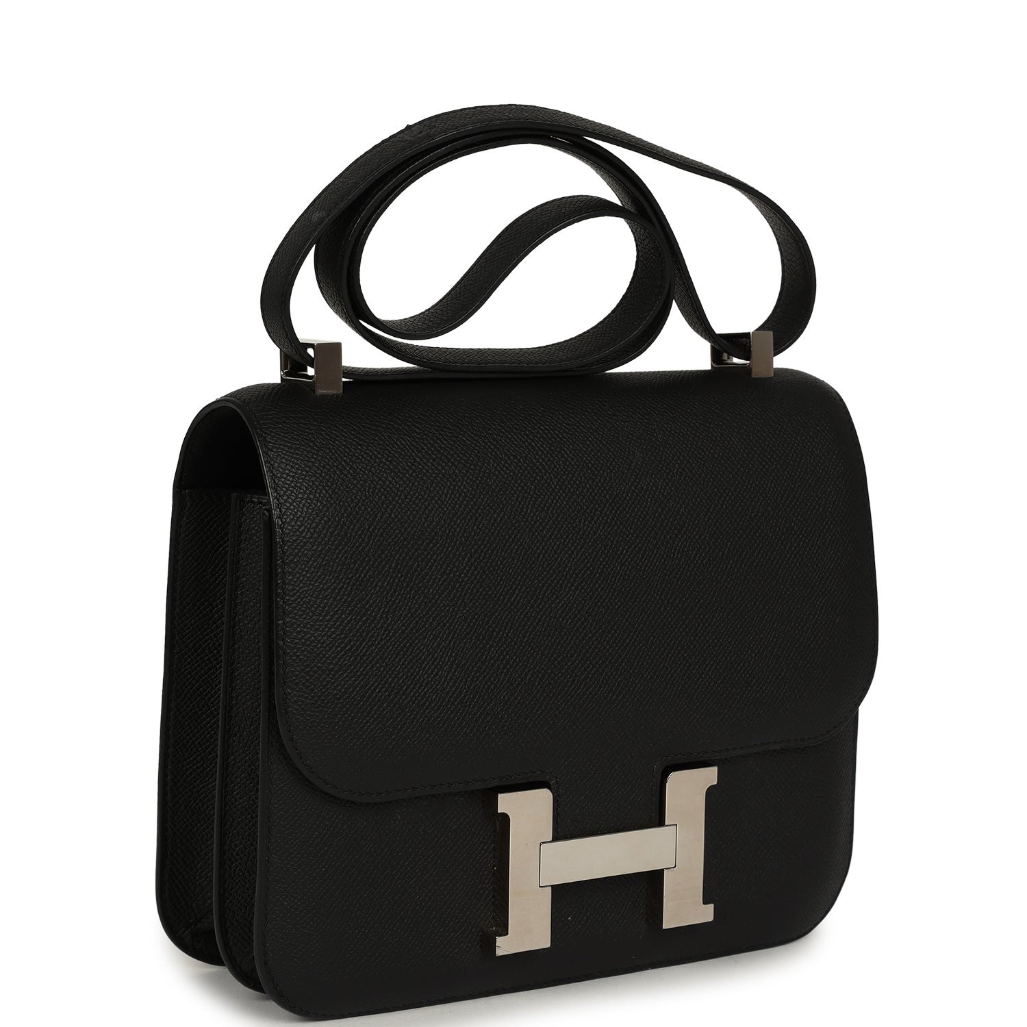 Hermes Constance 24 Black Epsom Palladium Hardware - Image 2