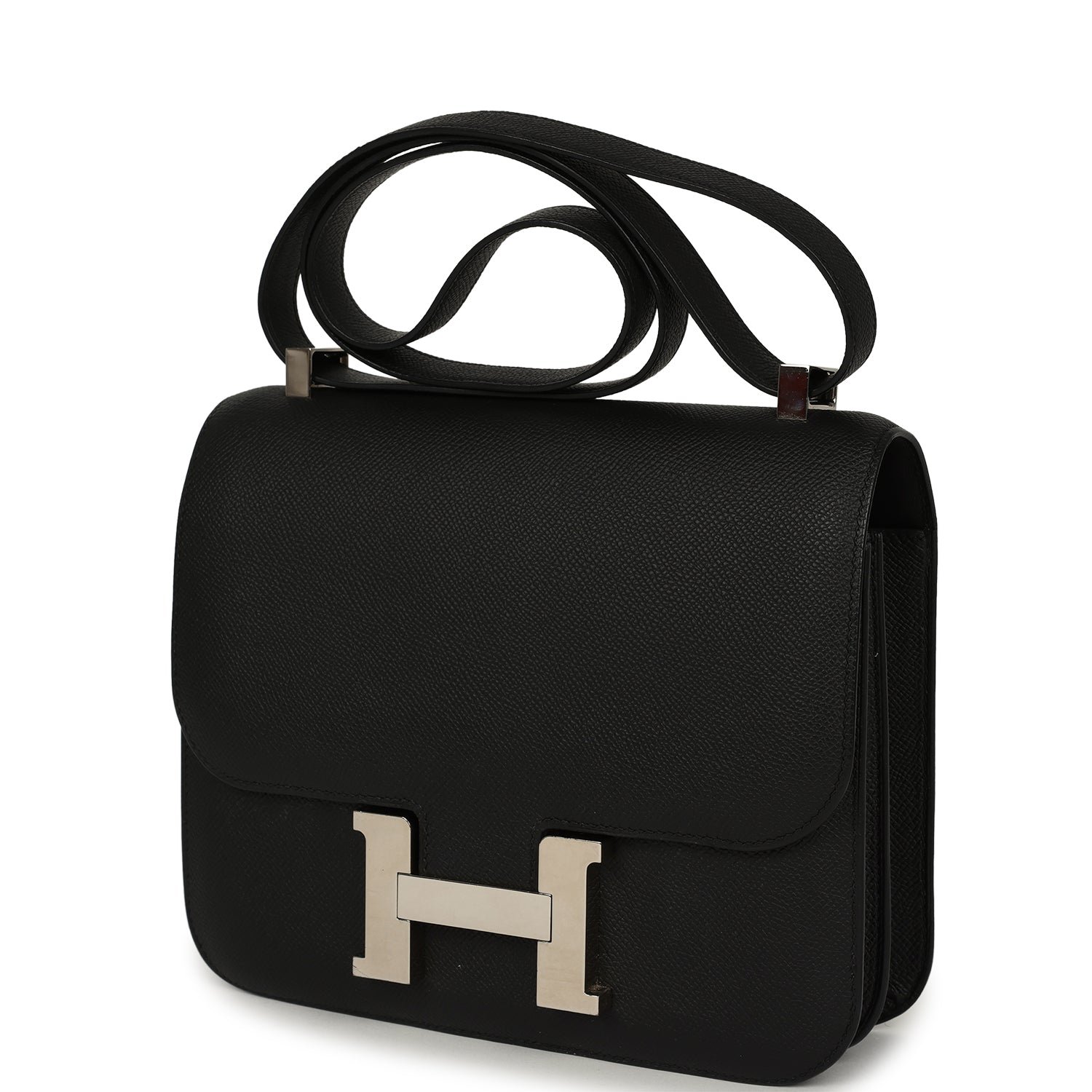 Hermes Constance 24 Black Epsom Palladium Hardware - Image 5