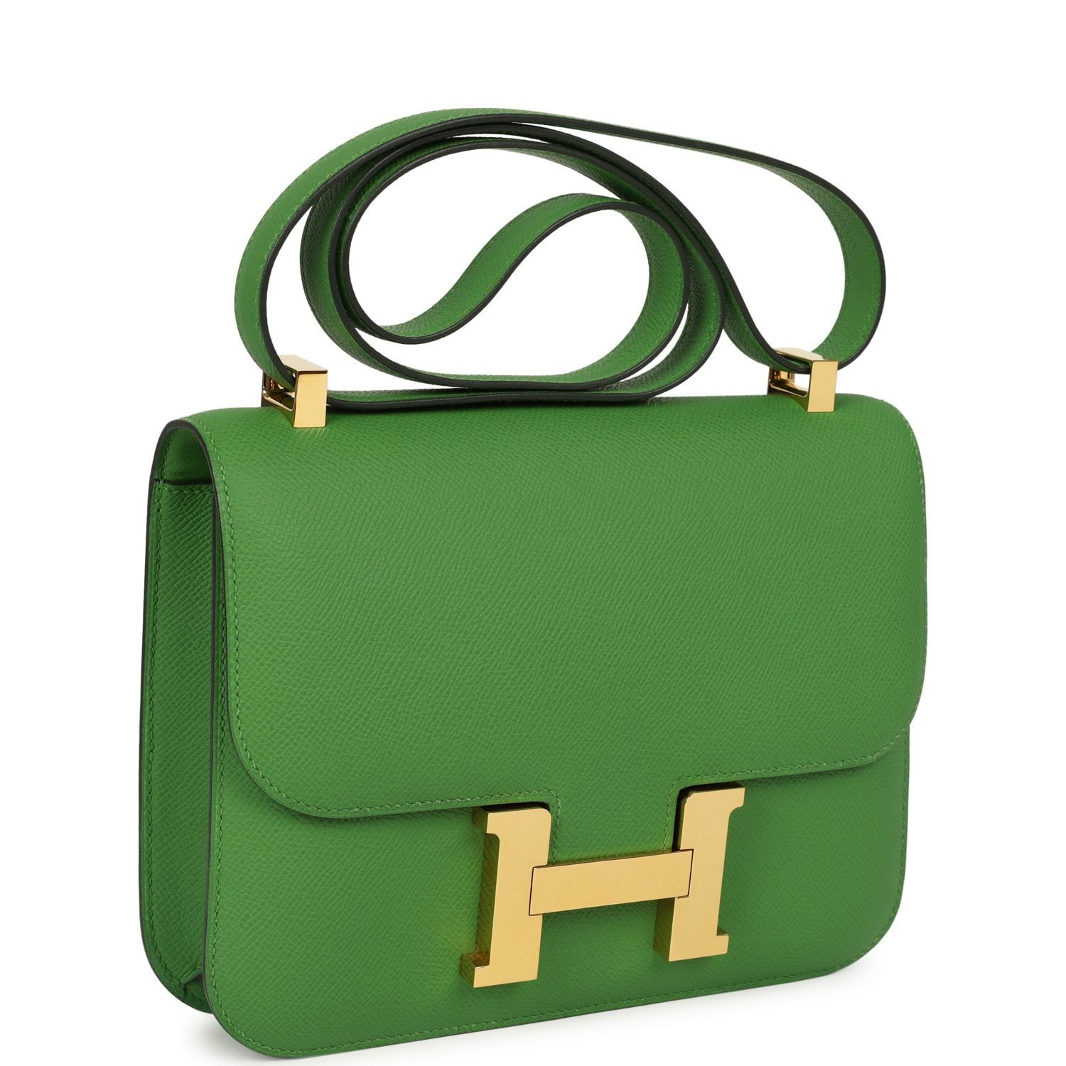 Hermes Constance 24 Vert Yucca Epsom Gold Hardware - Image 2
