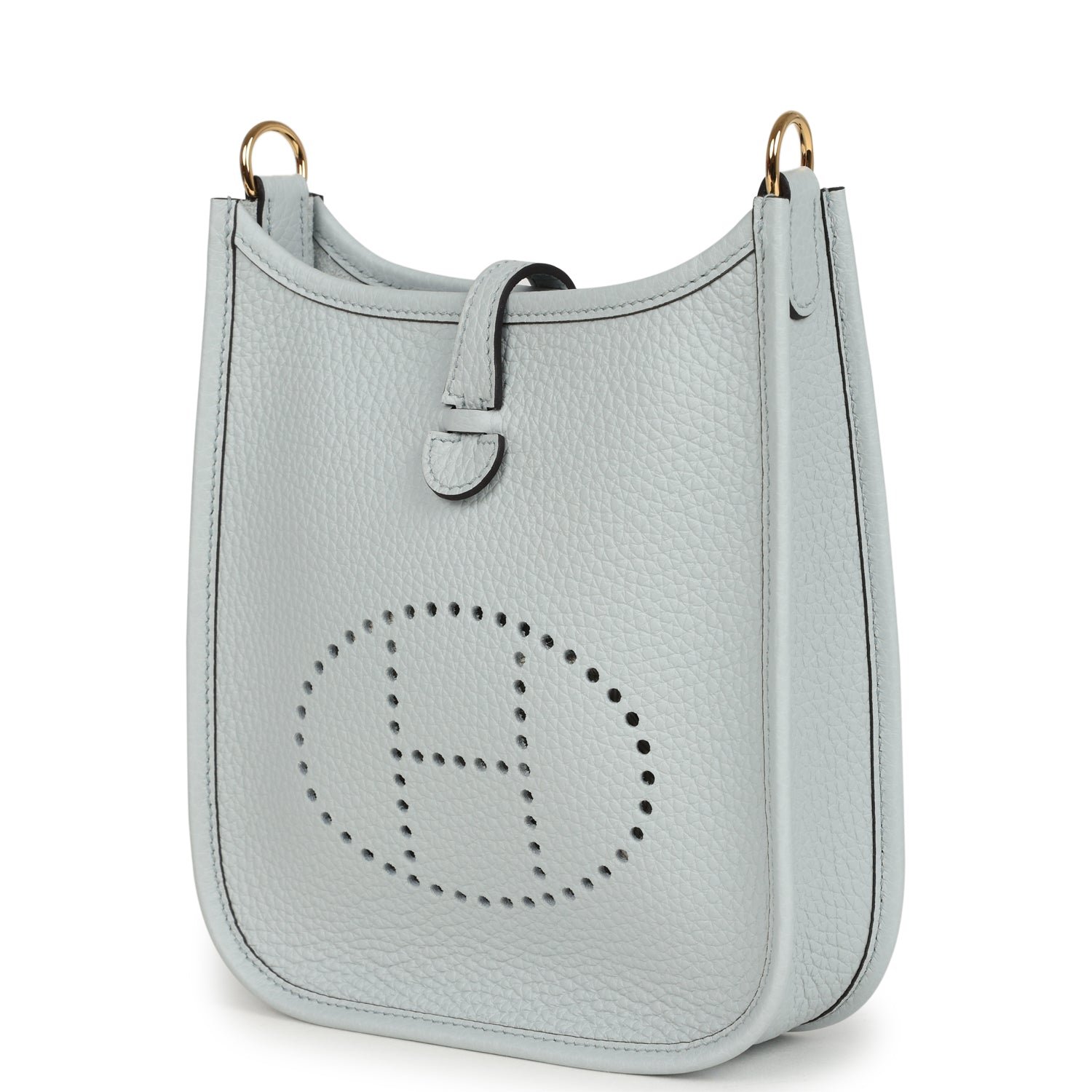 Hermes Evelyne TPM Bleu Pale Clemence Palladium Hardware - Image 5