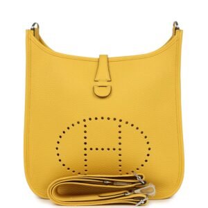 Hermes Evelyne III PM Sun Clemence Palladium Hardware