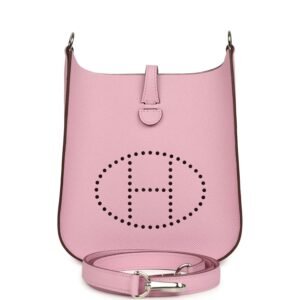Hermes Evelyne Sellier TPM Mauve Sylvestre Epsom Palladium Hardware
