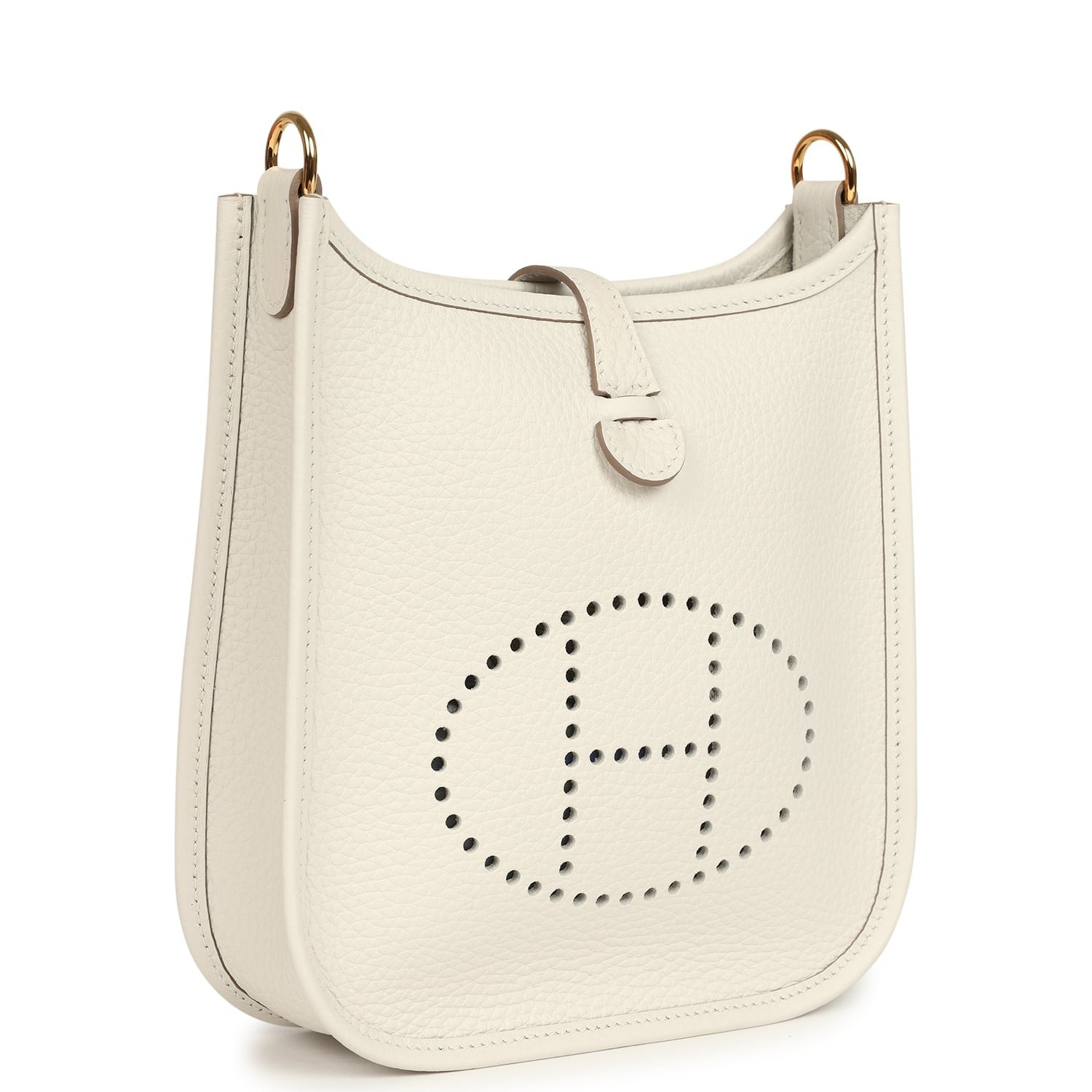 Hermes Evelyne TPM Gris Pale Clemence Gold Hardware - Image 2