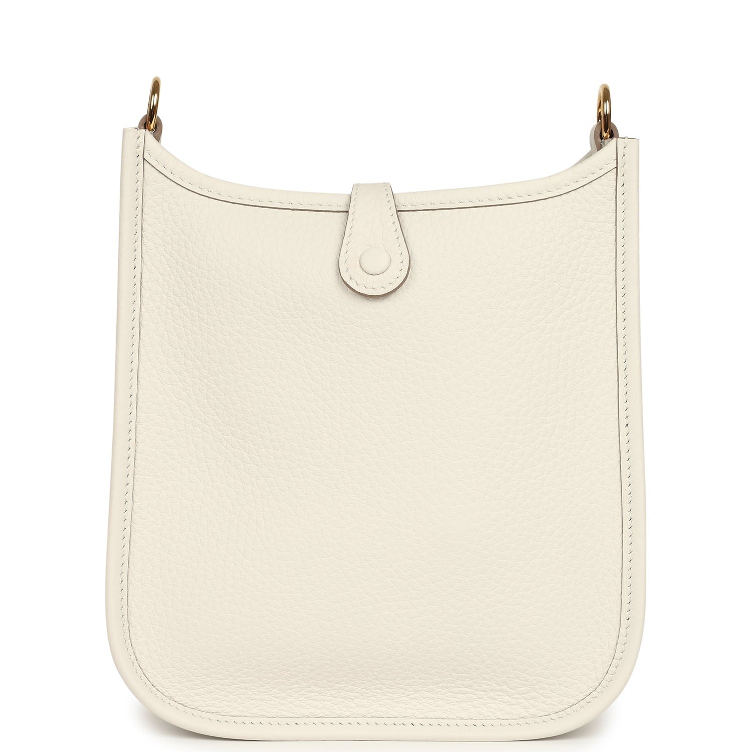 Hermes Evelyne TPM Gris Pale Clemence Gold Hardware - Image 4