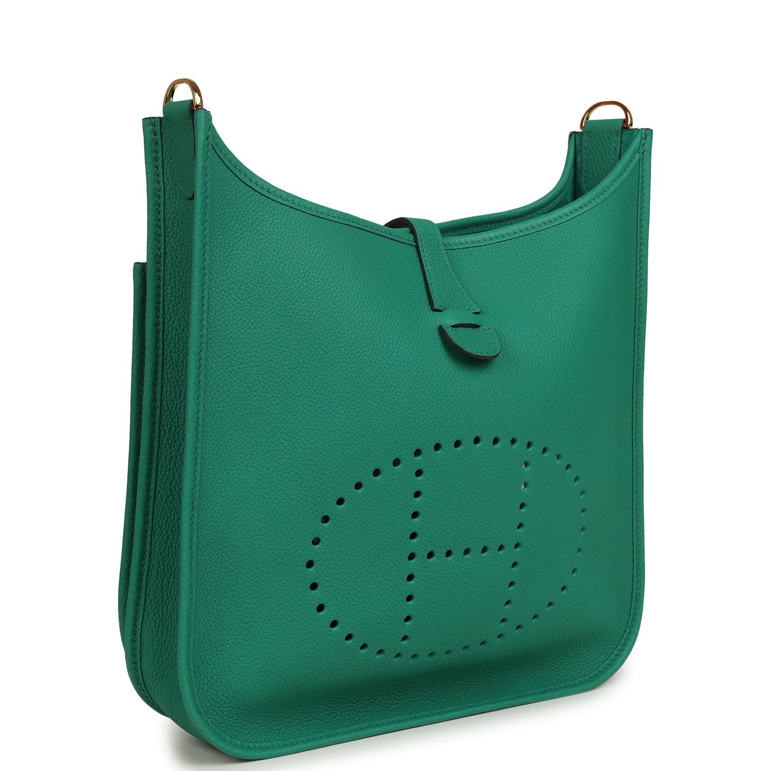 Hermes Evelyne III PM Vert Jade Clemence Gold Hardware - Image 2