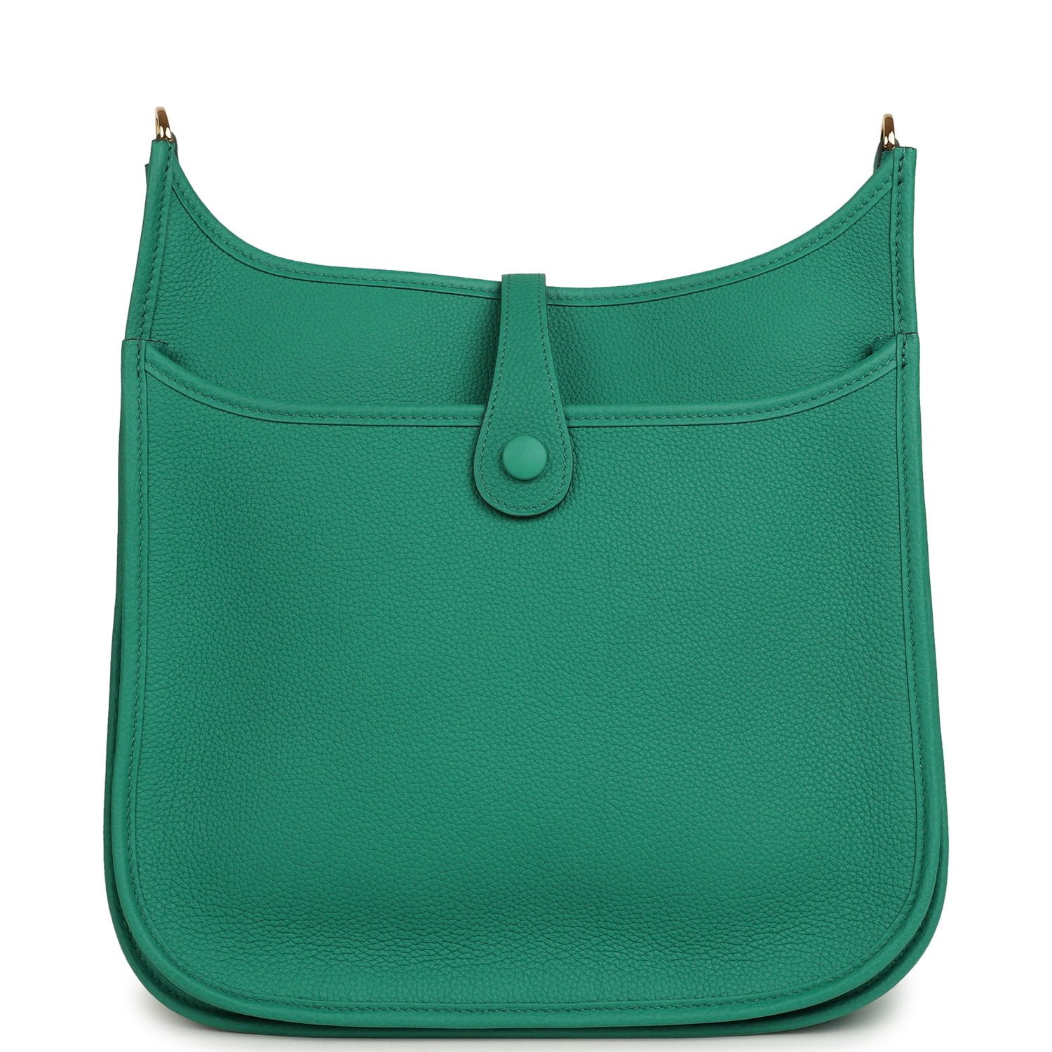 Hermes Evelyne III PM Vert Jade Clemence Gold Hardware - Image 4