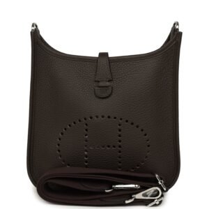 Hermes Evelyne 23 Ebene Clemence Palladium Hardware
