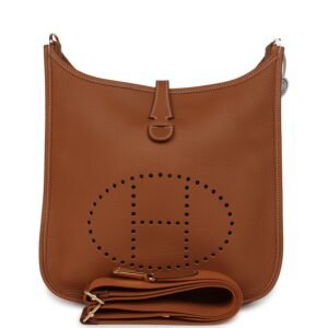 Hermes Evelyne III PM Gold Clemence Gold Hardware